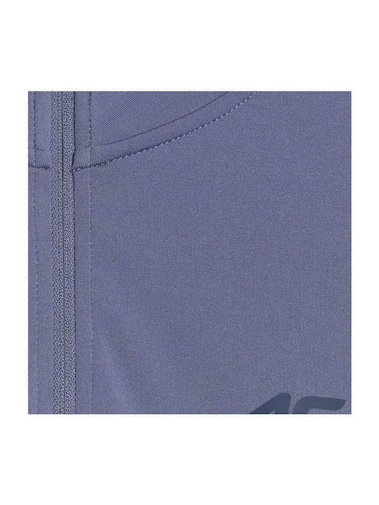 4F F098 Bluza termica pentru femei cu maneci scurte Compresie Albastru