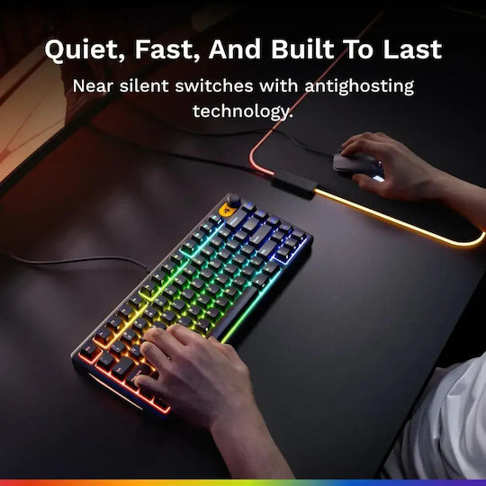 Glorious GMBK Gaming Keyboard 75% with RGB lighting (English US)