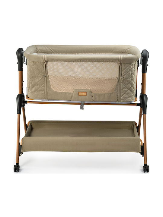 ONINO Cradle-Park with Mattress and Wheels Brown