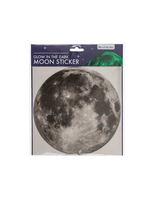 Decorative Moon Wall Sticker Phosphorescent Ootb 20cm