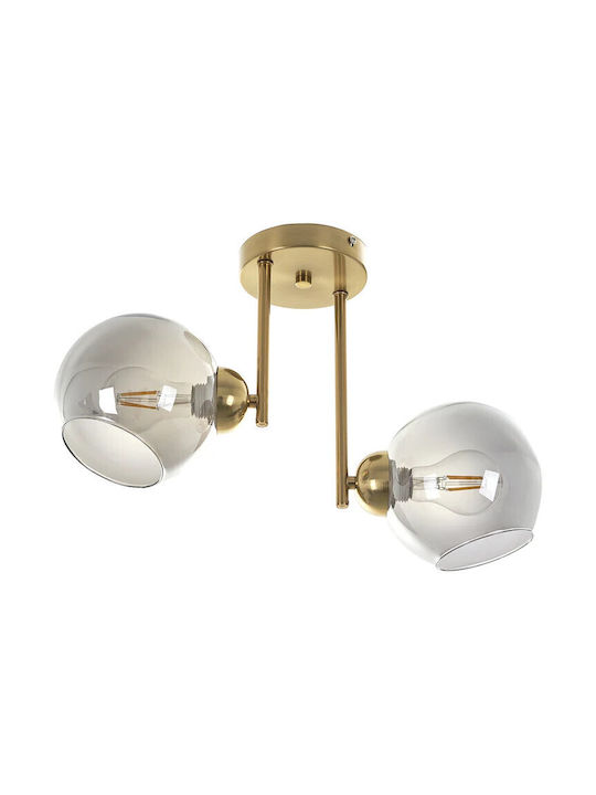Lightplanet Hängelampe Gold mit Fassung E27