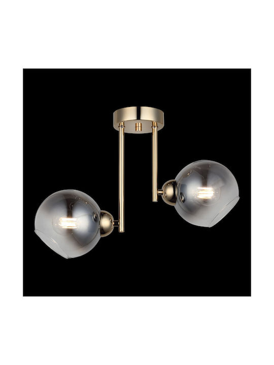 Lightplanet Hängelampe Gold mit Fassung E27
