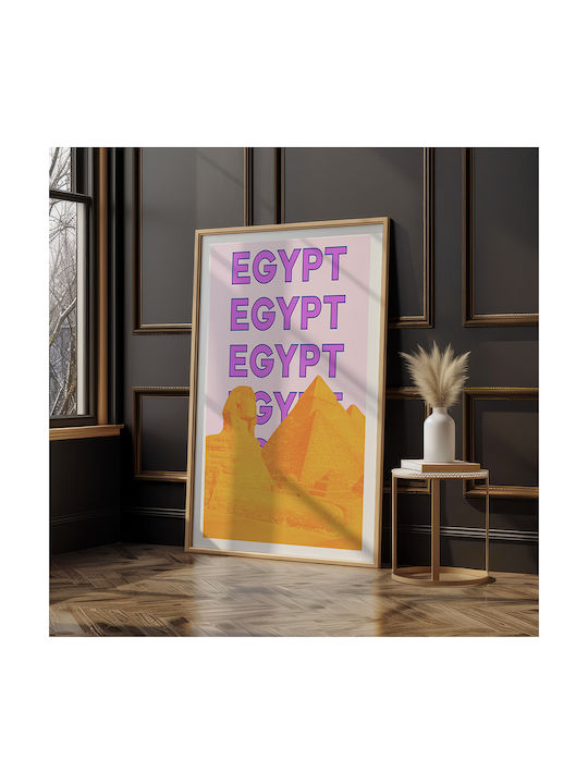 Poster Egypt Pop Art Pst25518 21cm X 30cm Λευκό Κάδρο Pvc