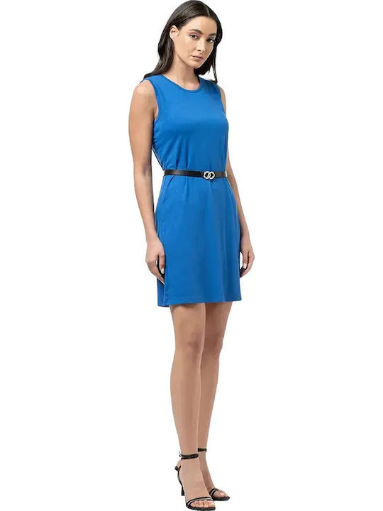 Summer Mini Dress Blue