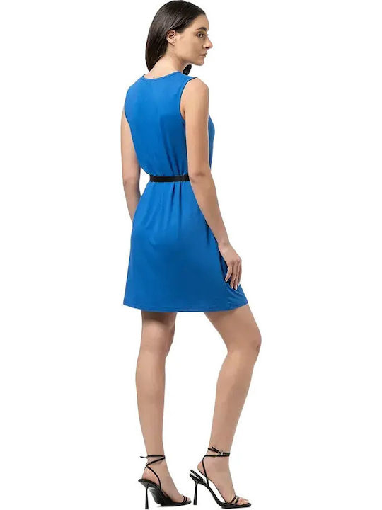 Summer Mini Dress Blue