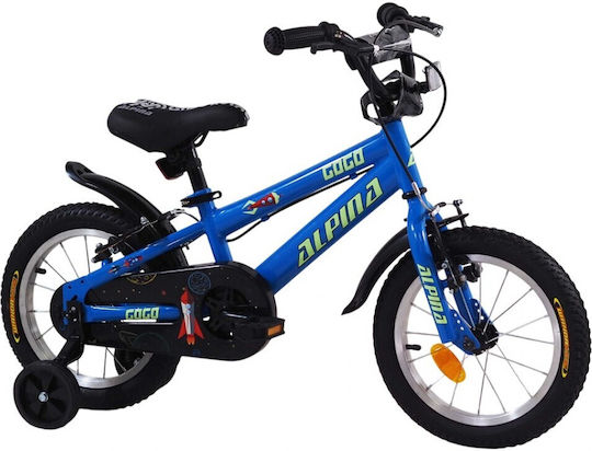 Alpina 14" Kinder Fahrrad BMX Blau