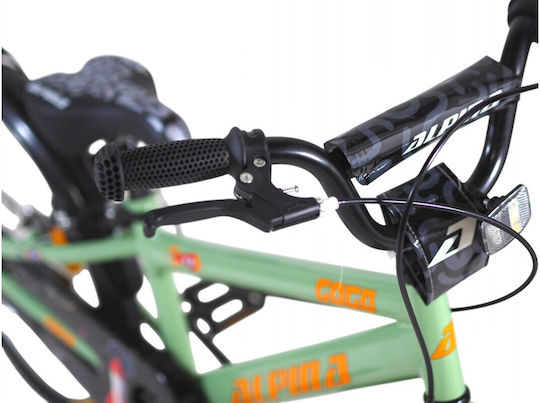 Alpina Gogo 14" Kids Bicycle BMX Green