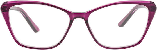 Brilo Women's Reading Glasses +1.00 in Purple color BR118PURPLE1.00
