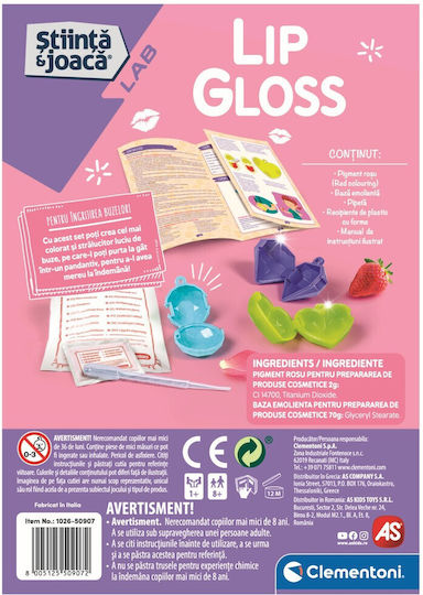 Clementoni Lip Gloss Lernspiel Wissenschaft und Spiel