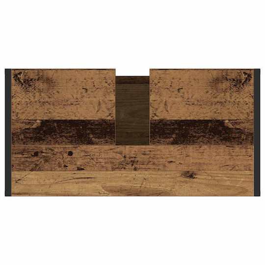 vidaXL Πάγκος χωρίς Νιπτήρα Μ60xΒ30xΥ60cm Παλιό Ξύλο