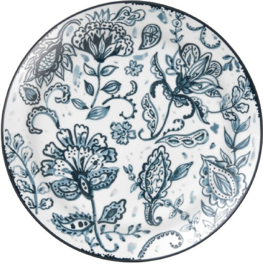 Cryspo Trio Mediterraneo Blue Porcelain Dinnerware Set 20pcs