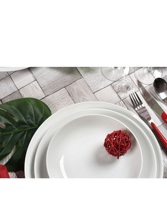Cryspo Trio White Dream White Porcelain Dinnerware Set 25.462.40 20pcs