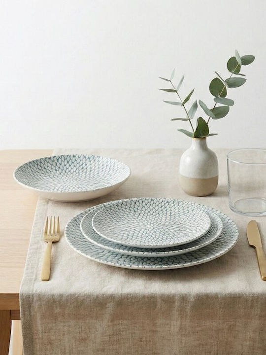 Cryspo Trio Blue Porcelain Dinnerware Set 20pcs
