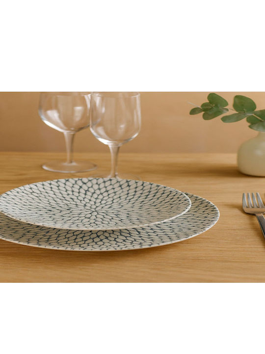 Cryspo Trio Blue Porcelain Dinnerware Set 20pcs