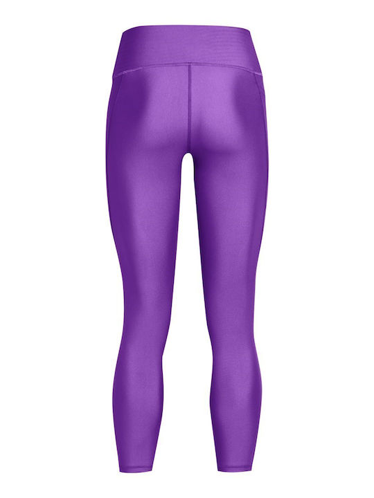Training Women's Cropped Firming High Waist Purple Leggings