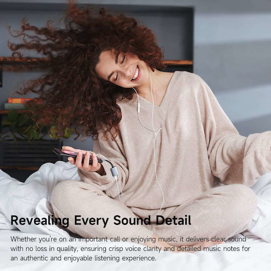 Mcdodo Audio Convertor USB-C masculin în 3.5mm / DC feminin Gri 1buc