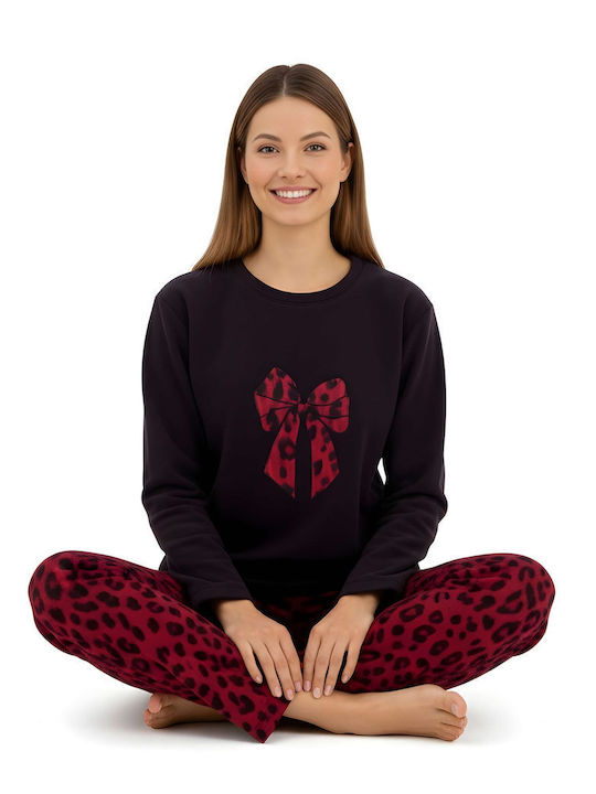 Sexen Winter Damen Pyjama-Set