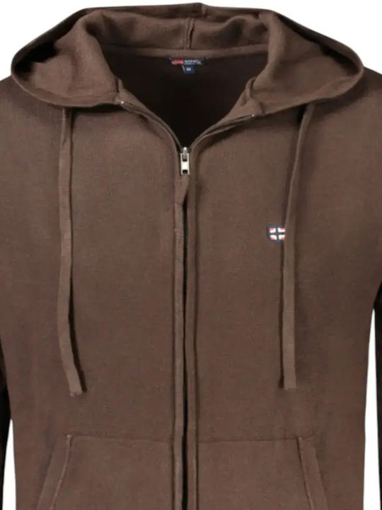 Sweatshirt with Hood Brown