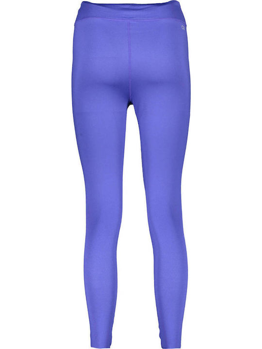 Women's Long Training Legging High Waisted Clematis Blue