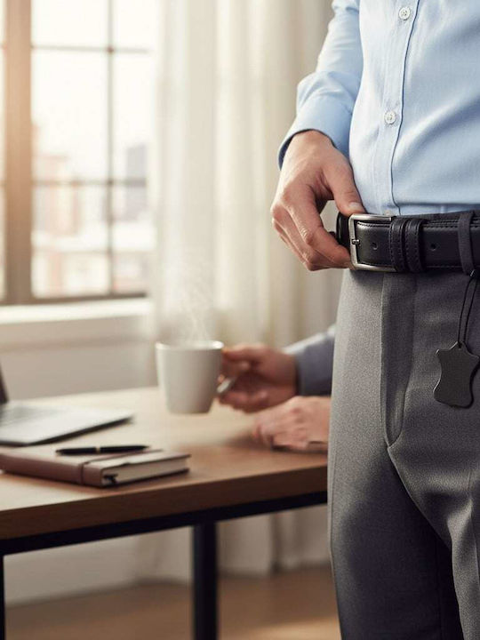Men's Belt Leather Black