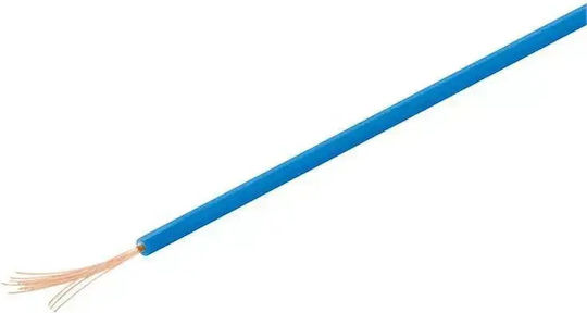 Goobay Isolierter Kupferdraht 10 m Blau 55039