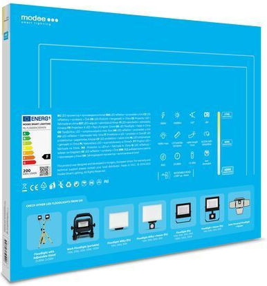 Modee Lighting Waterproof LED Flood Light 200W Cold White 6000K IP65