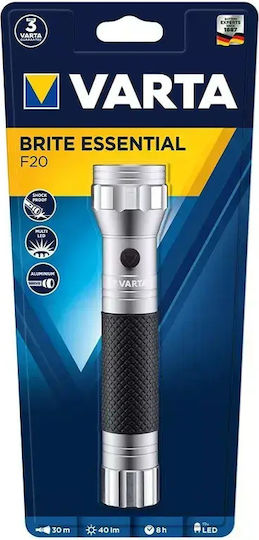 Varta Φακός LED με Μέγιστη Φωτεινότητα 40lm Brite Essential F20