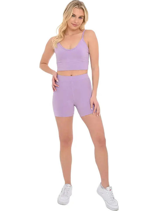 Women's Bike Training Legging Purple