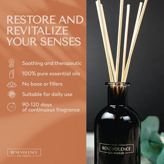 Benevolence LA Set Difuzor cu Aromă Rose 120ml