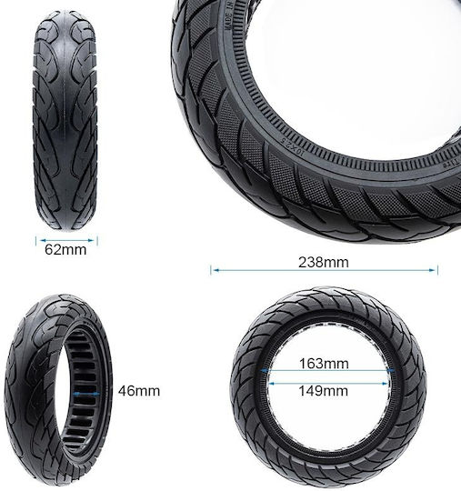 Еластично Ultralight Solid Wheel 10x2.5-6.1/b44