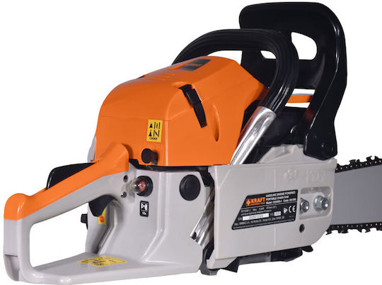 Kraft Αλυσοπρίονο Βενζίνης 3hp 5.5kg με Λάμα 50cm και Easy Start