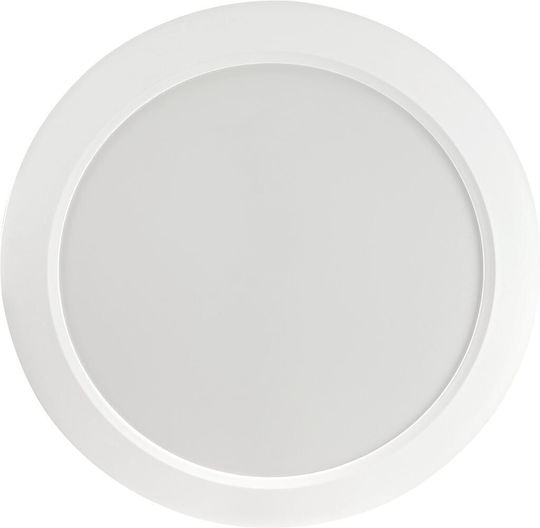 Geyer Στρογγυλό Εξωτερικό LED Panel 20W με Ψυχρό Λευκό Φως 6500K 22.6εκ.