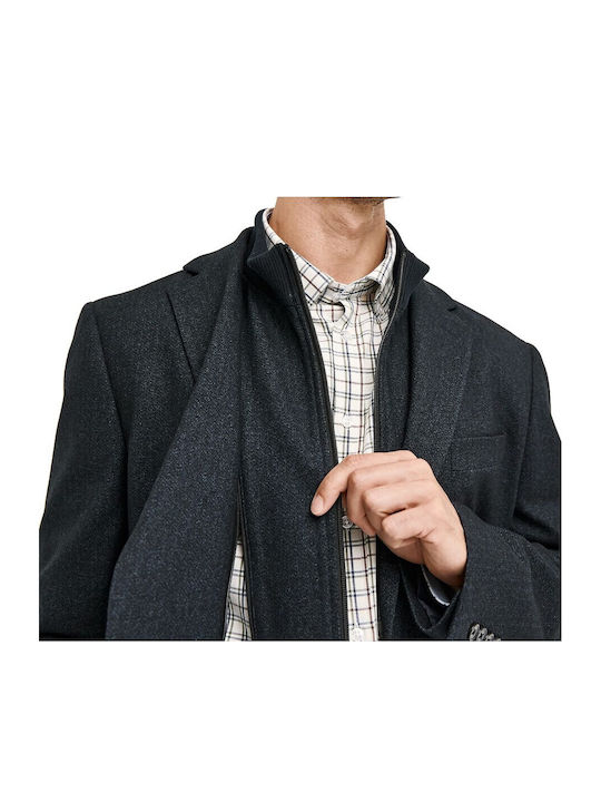 Herren Mantel Navy, Indigo