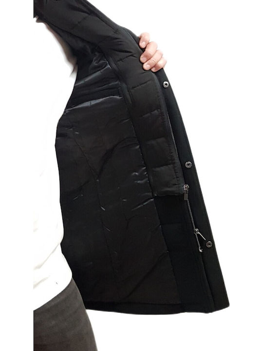 Herren Mantel Black