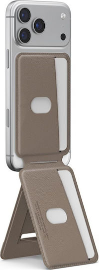Skinarma MagSafe Kartenetui in Khaki Farbe