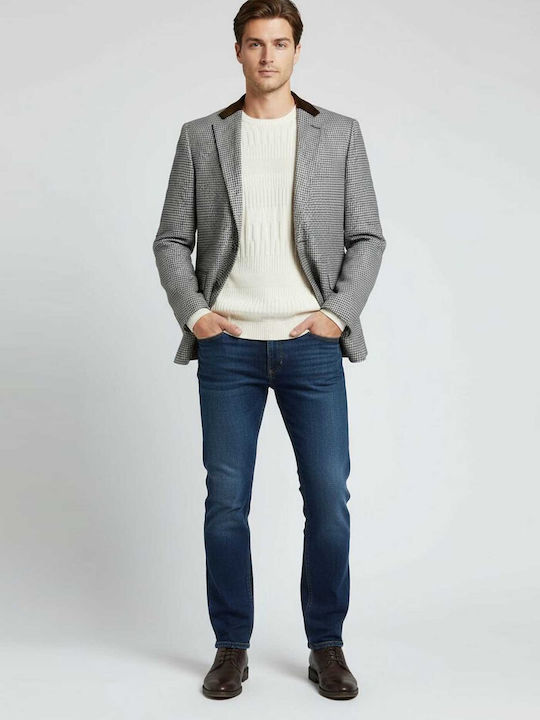 Men's Suit Jacket Slim Fit Brown