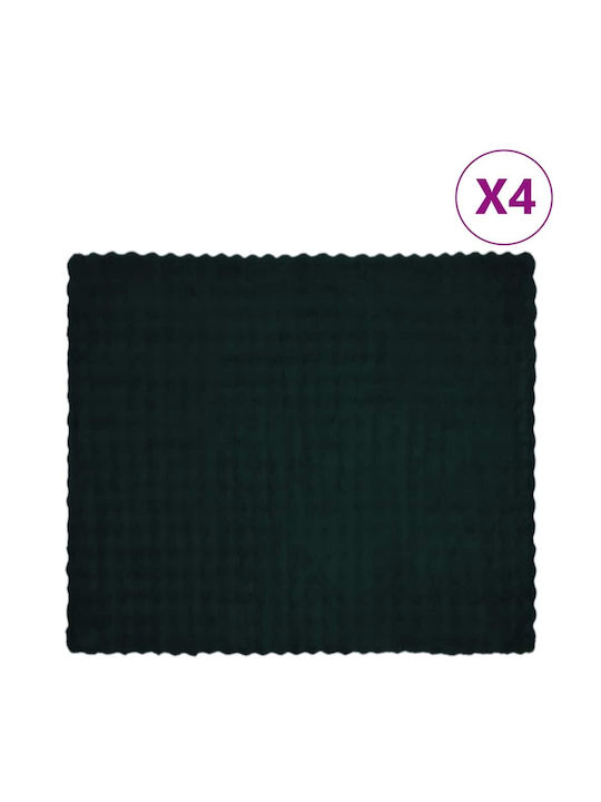 vidaXL Pelzige Decke Übergröße 240x270cm Dunkelgrün
