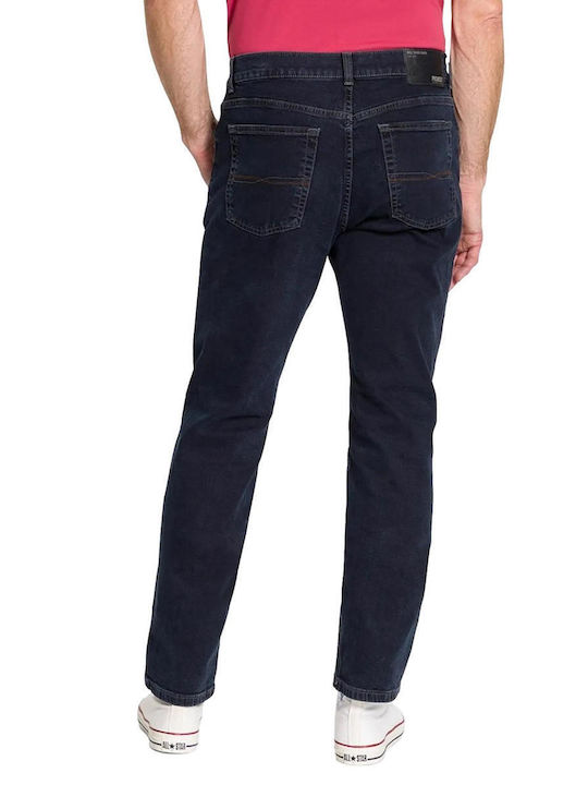 Men's Jeans Pants with Regular Straight Fit Ron Blue/black