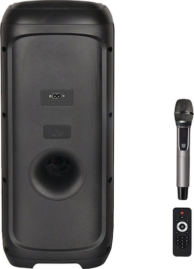 XO Ηχείο Karaoke με Ασύρματο Μικρόφωνο και Εφέ Φωτισμού F70 249-0239 Μαύρο