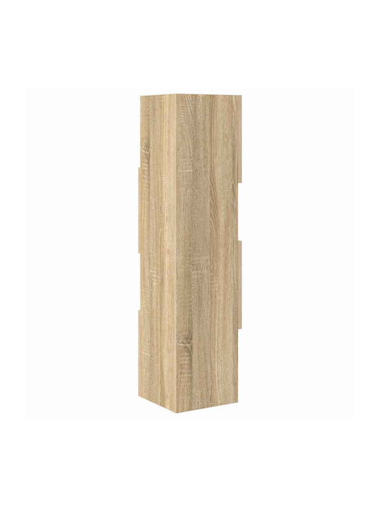 Дървен Бюро Шкаф Бял 25.5x25x102см