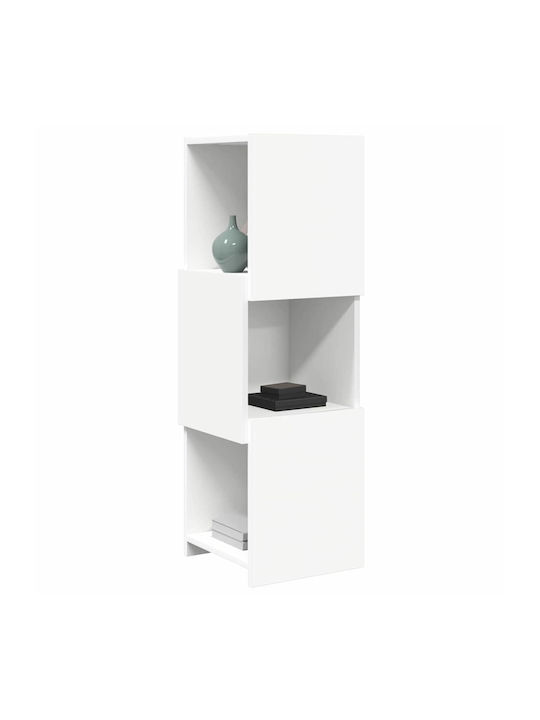 Office Storage Chipboard Cabinet White L30.5xW30xH95cm
