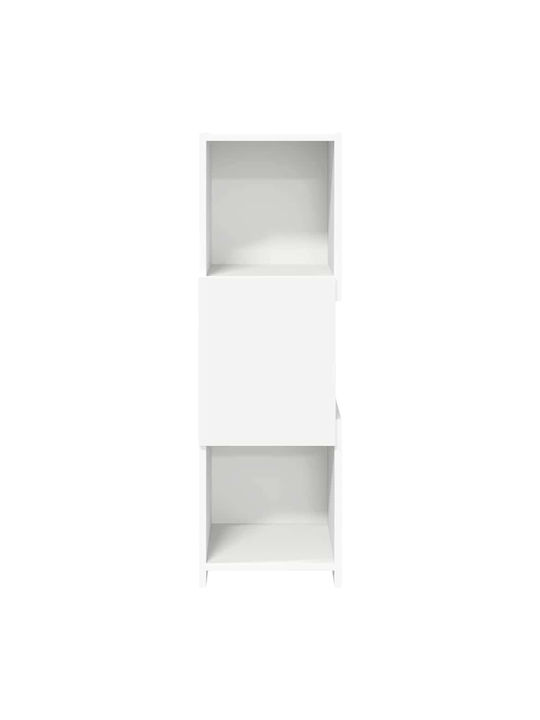 Office Storage Chipboard Cabinet White L30.5xW30xH95cm