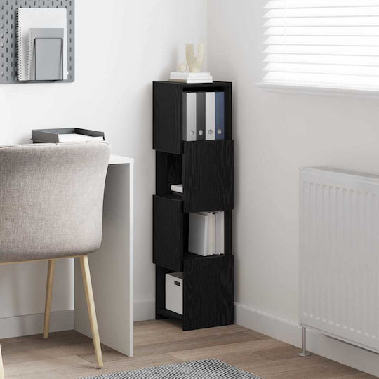 Büroaufbewahrungsschublade und -schrank Holzweiß 25,5x25x102cm