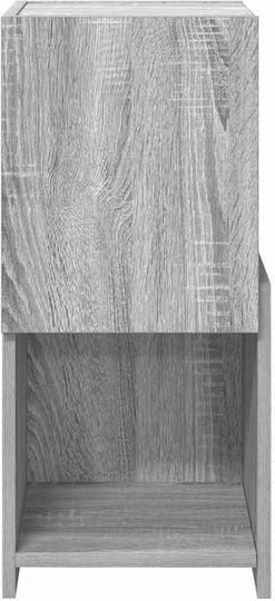 Дървен Бюро Шкаф Бял 30.5x30x65см