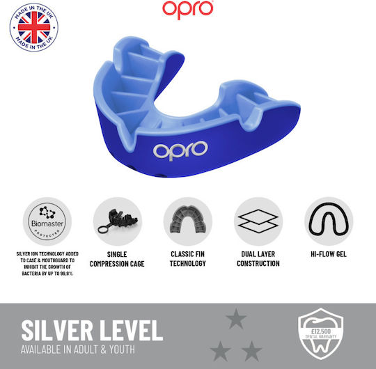 Маска Opro Silver Edition V2 Self Fit Jaws