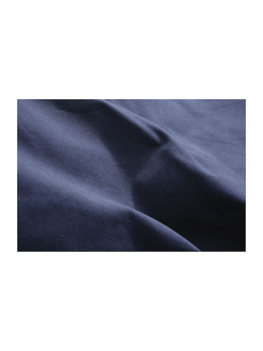 Πουφ Μαξιλάρα Junior Stonewashed Crown Blue 130x100cm