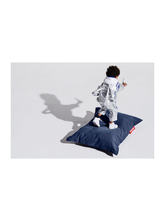 Πουφ Μαξιλάρα Junior Stonewashed Crown Blue 130x100cm