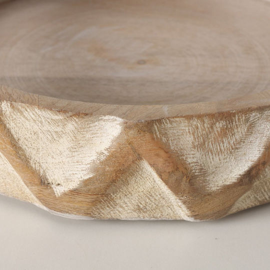 MSA Ξύλινος Δίσκος Σερβιρίσματος 20.7x20.7x4.7cm