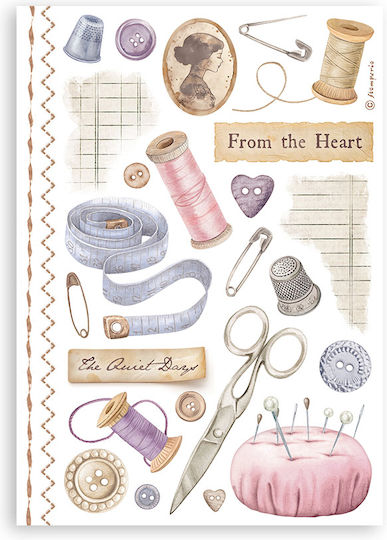 Washi Stickers Pad A5 8 Sheets Quiet Days Stamperia