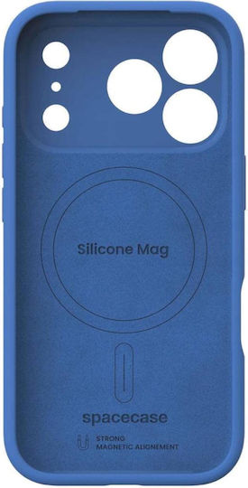 Spacecase Umschlag Rückseite Silikon Blau (iPhone 17 Pro)